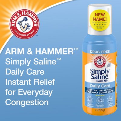 Arm & Hammer Simply Saline Nasal Relief, 381g 3 pk.