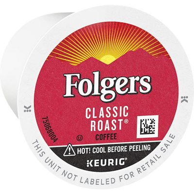 Folgers Classic Medium Roast K-Cup Coffee Pods 100 ct