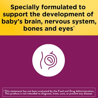 Nature Made Prenatal Folic Acid + DHA + Choline 120 gomitas