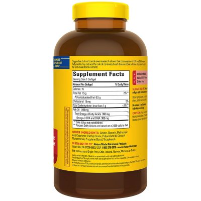 Nature Made Fish Oil 1200mg 240 capsulas blandas