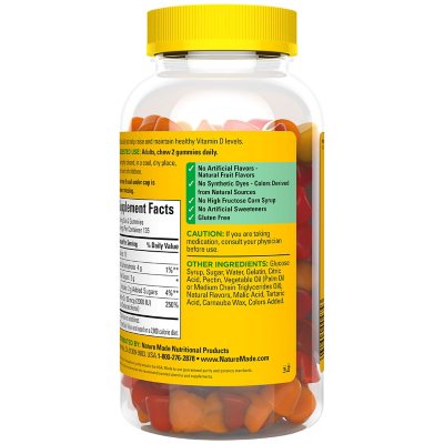 Nature Made Vitamin D3 2000 IU 270 gomitas