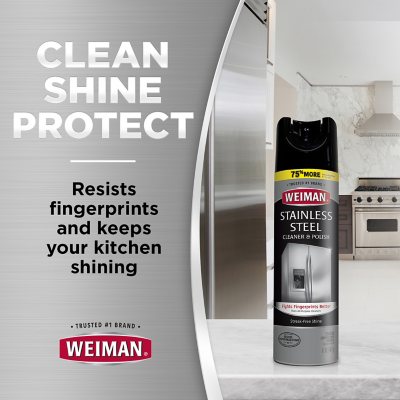 Weiman Stainless Steel Kitchen and Home Appliance Cleaner & Polish 482g