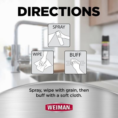 Weiman Stainless Steel Kitchen and Home Appliance Cleaner & Polish 482g