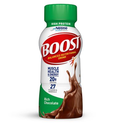 BOOST High Protein Nutritional Drink, Chocolate 8 fl oz 28 ct.