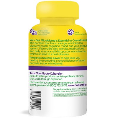Culturelle Probiotic Prebiotic & Vitamin C 120 gomitas