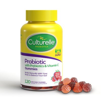 Culturelle Probiotic Prebiotic & Vitamin C 120 gomitas