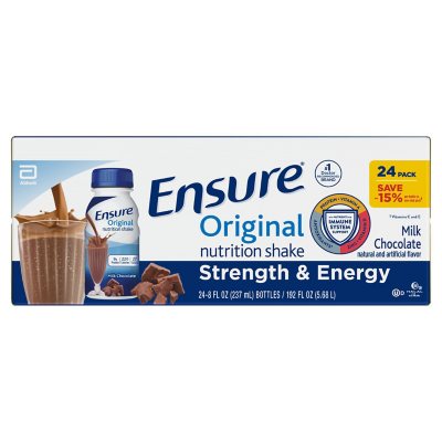 Ensure Original Nutrition Shake, Milk Chocolate, 8 fl oz 24 pk