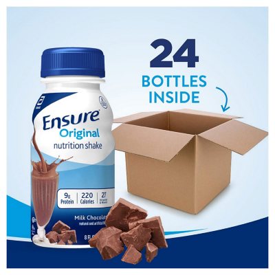 Ensure Original Nutrition Shake, Milk Chocolate, 8 fl oz 24 pk