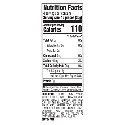 Mike and Ike Mega Mix Acido Theater Box, 120 gramos -- 12 por caja
