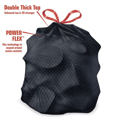 Member's Mark Power Flex 33-Gallon Large Trash Bags, 90 ct.