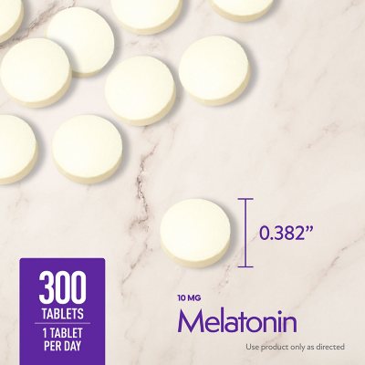 Member's Mark Melatonin 10 mg, 300 Tablets