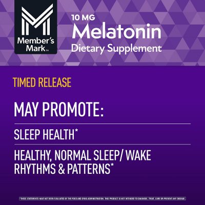 Member's Mark Melatonin 10 mg, 300 Tablets