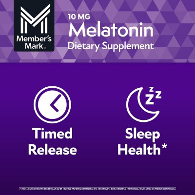 Member's Mark Melatonin 10 mg, 300 Tablets