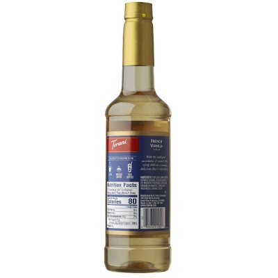 Torani French Vanilla Syrup Naturally flavored 750 ml