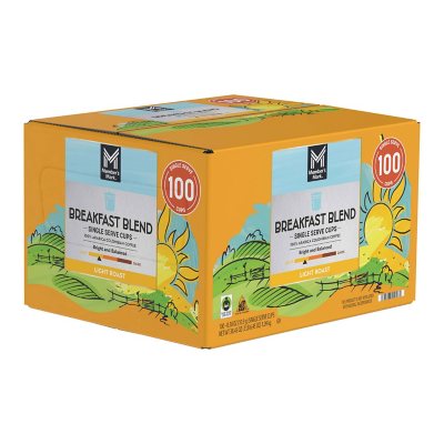 Member's Mark Breakfast Blend Light Roast Coffee Pods, 100 ct.