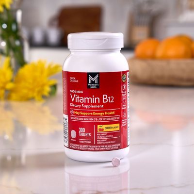 Member’s Mark Vitamin B12 5000 mcg  300 Tabletas sabor cereza