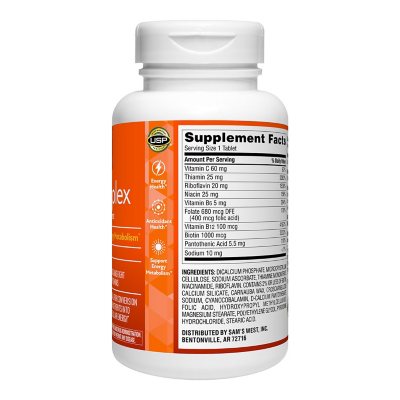 Member's Mark Super B-complex 300 tabletas