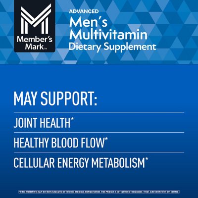 Member's Mark Advanced Men's Multivitamin 275 Tablets