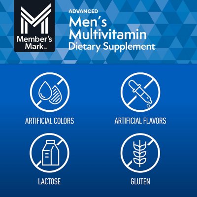 Member's Mark Advanced Men's Multivitamin 275 Tablets