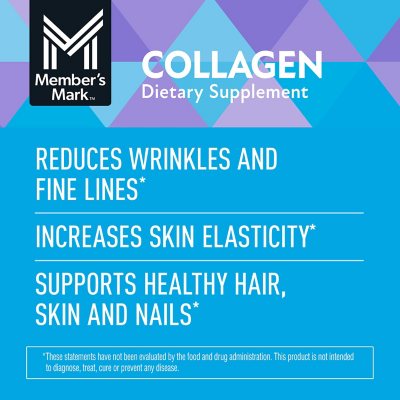 Member's Mark Collagen 2500 mg, 180 tabletas
