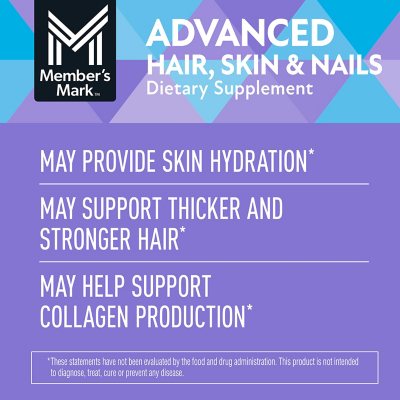 Member's Mark Advanced Hair, Skin & Nails 120 Softgels