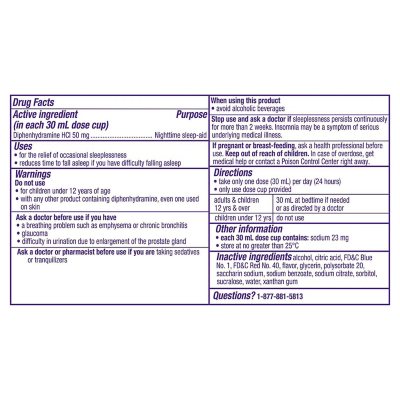 ZzzQuil Nighttime Sleep-Aid Liquid, Berry 12 fl. oz