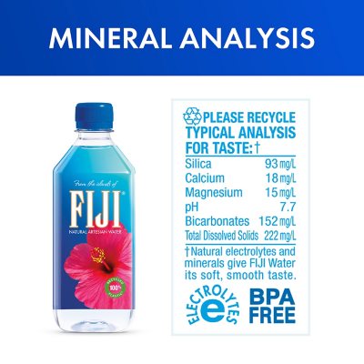 FIJI Natural Artesian Water, 16.9 fl. oz., 24 pk.