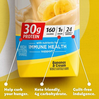 Premier Protein Bananas & Cream 30g 11 fl oz 15 pk