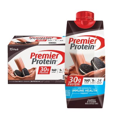 Premier Protein Cookies and Cream 30g 11 fl oz 15 pk