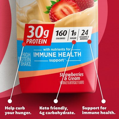 Premier Protein Strawberries & Cream 30g 11 fl oz 15 pk