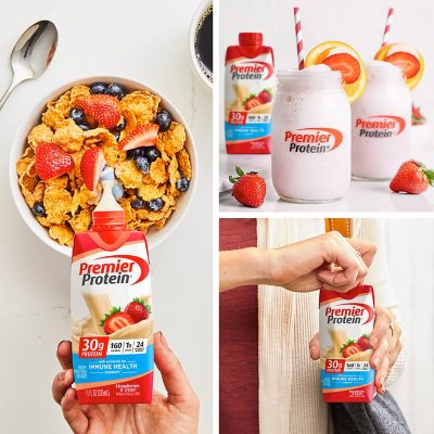 Premier Protein Strawberries & Cream 30g 11 fl oz 15 pk