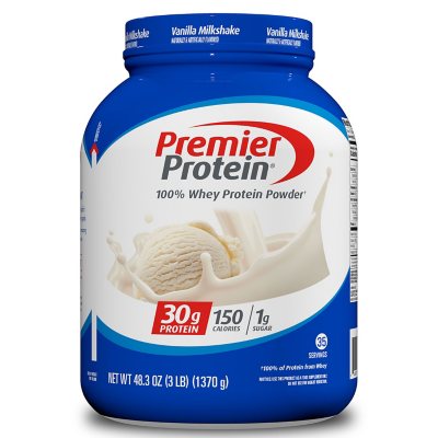 Premier Protein 30g High Protein Powder, Vanilla Milkshake 1370 g
