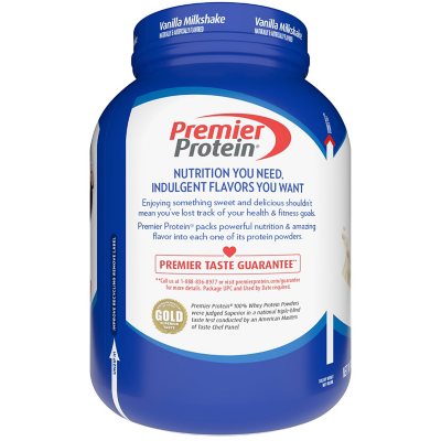 Premier Protein 30g High Protein Powder, Vanilla Milkshake 1370 g