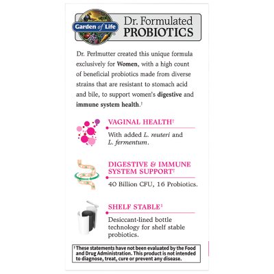 Garden Of Life Dr. Formulated Women's, 40 Billion 60 capsulas