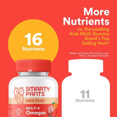 SmartyPants Kids Multivitamin and Omega Gummy 100 ct