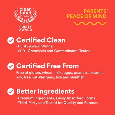 SmartyPants Kids Multivitamin and Omega Gummy 100 ct