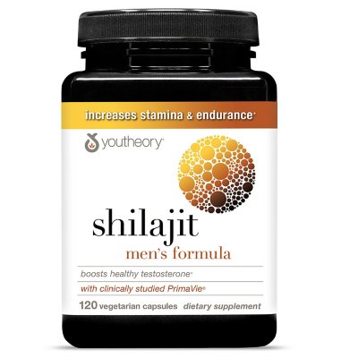Youtheory Men's Shilajit 500mg Capsules, 120 capsulas vegetarianas