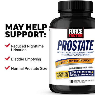 Force Factor Prostate 120 Softgels