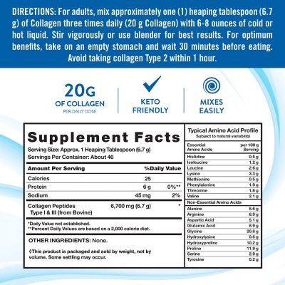 Nature's Truth Ultra Collagen Powder 312g