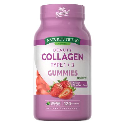 Nature's Truth Collagen Type 1 + 3 120 gomitas