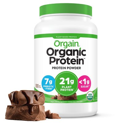 Orgain Protein Powder, Sabor Chocolate, 1.24kgs