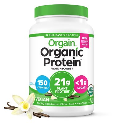 Organic 21g Protein Powder, Sabor Vainilla, 1.24Kgs