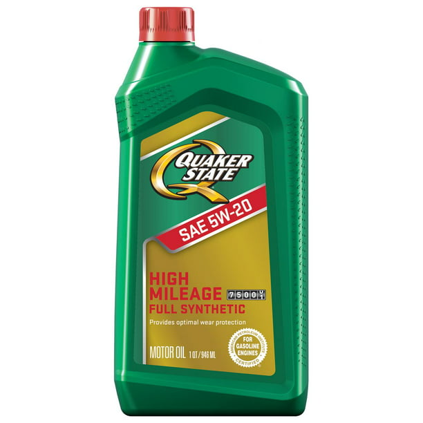Aceite Quaker State 5W-20 Alto Kilometraje 100% Sintético