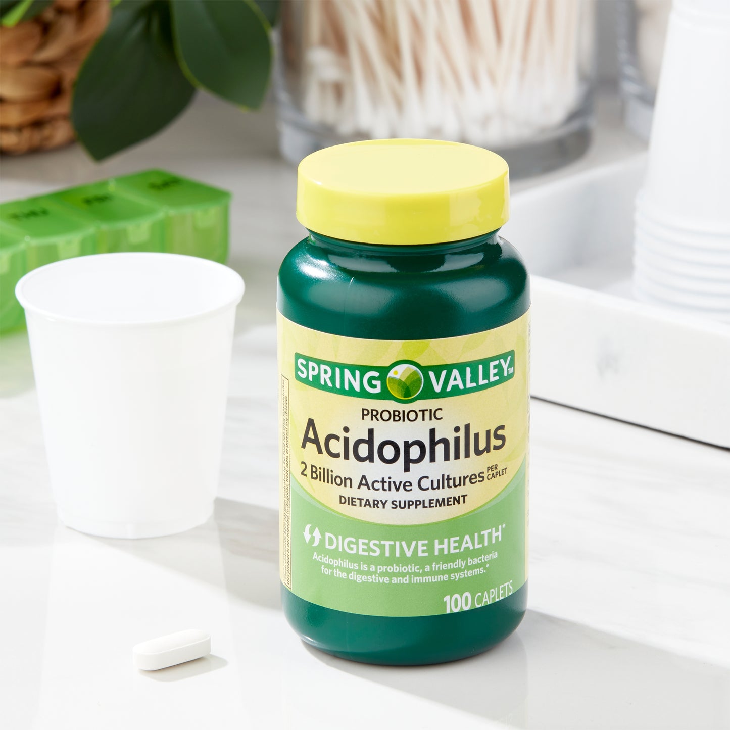 Spring Valley Probiótico Acidophilus 100 capsulas