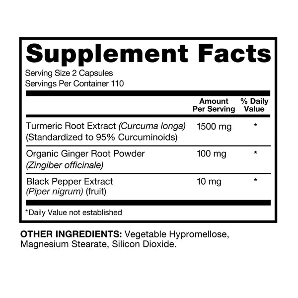 Qunol Turmeric 1500 mg 220 Capsules