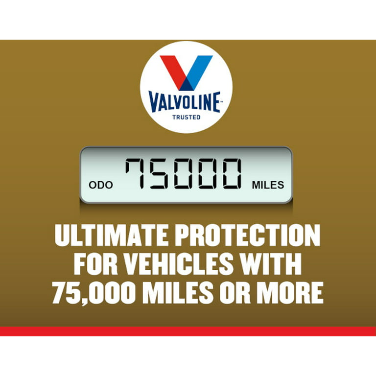 Aceite Valvoline 5w-30 Extended Protection Alto Kilometraje 100% Sintetico