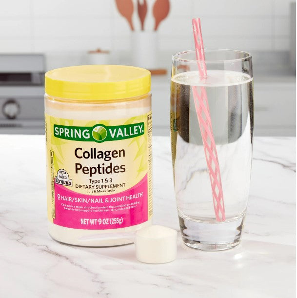 Spring Valley Péptidos de Colágeno Tipo 1 y 3 255g