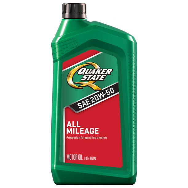 Aceite Quaker State 20W-50 Alto Kilometraje Mezcla sintética