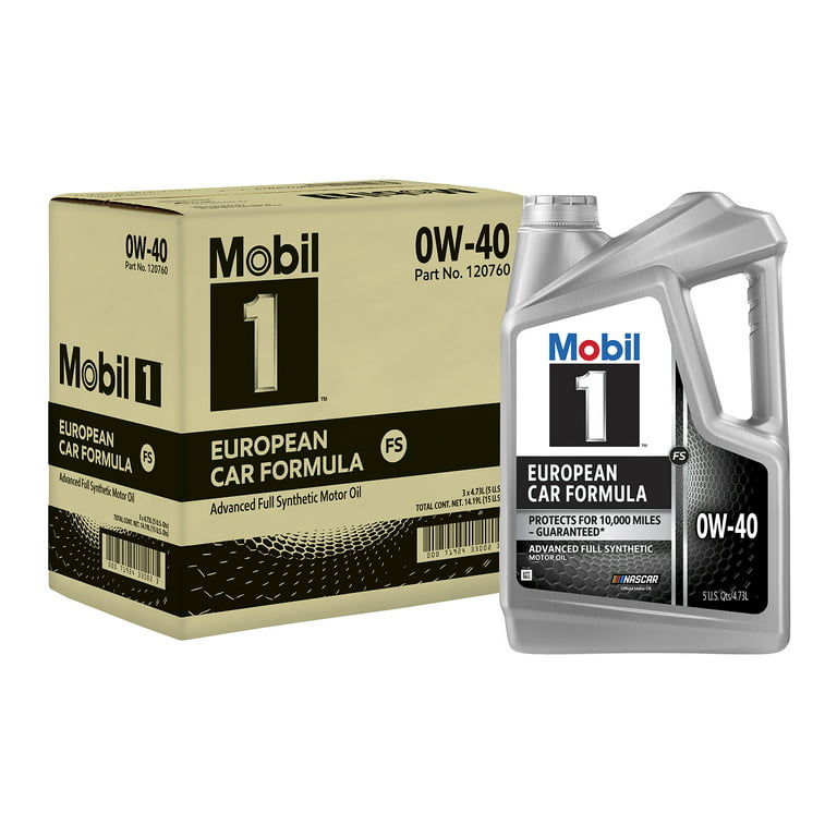 Aceite Mobil 1 0w-40 Formula Europea 100% Sintetico