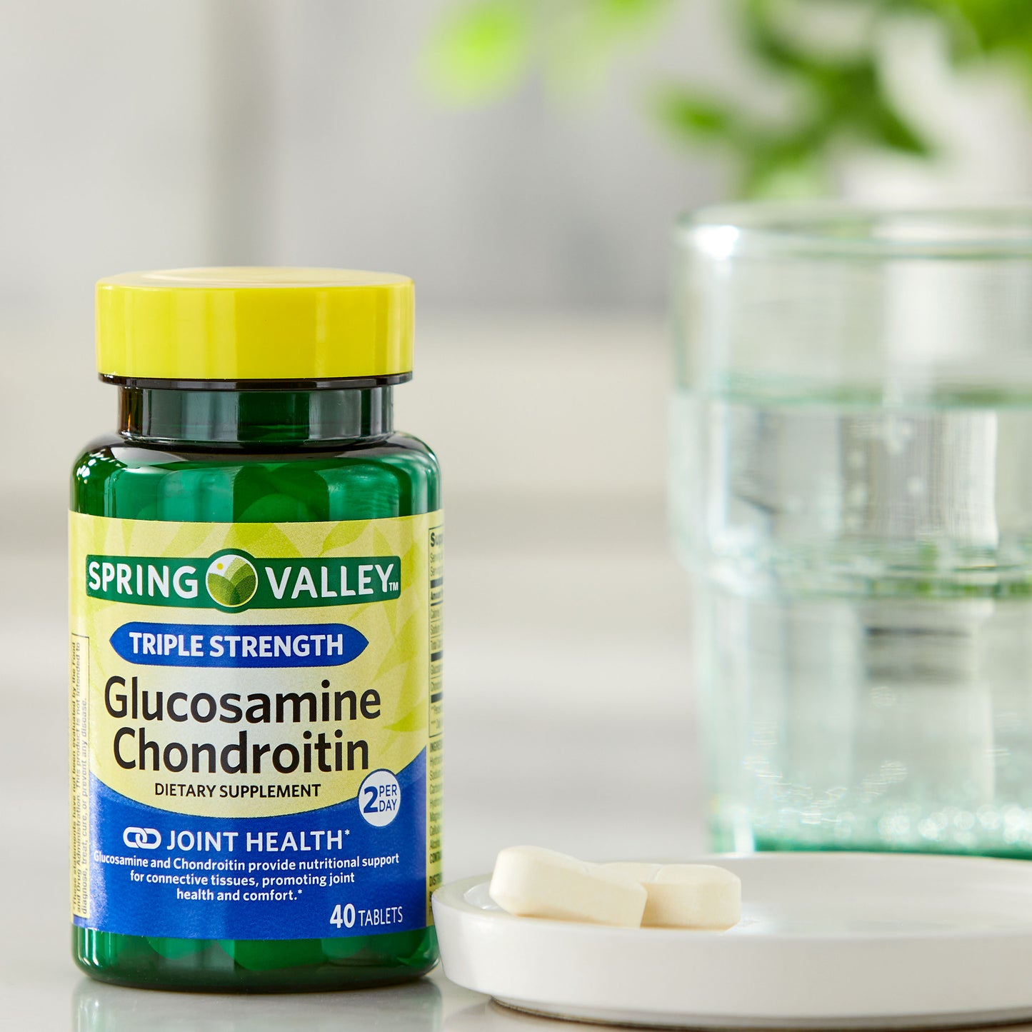 Spring Valley Glucosamina y Condroitina 40 softgels